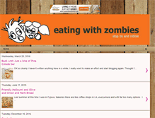 Tablet Screenshot of eatingwithzombies.com